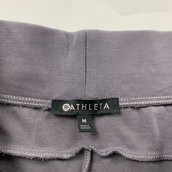 Athleta Slate Gray Jersey Knit High Rise Lounge Short M - Picture 2 of 4